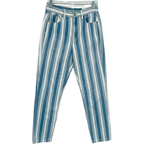 American Eagle Outfitters Denim - American Eagle Mom Jean stripe high rise New women's size 4